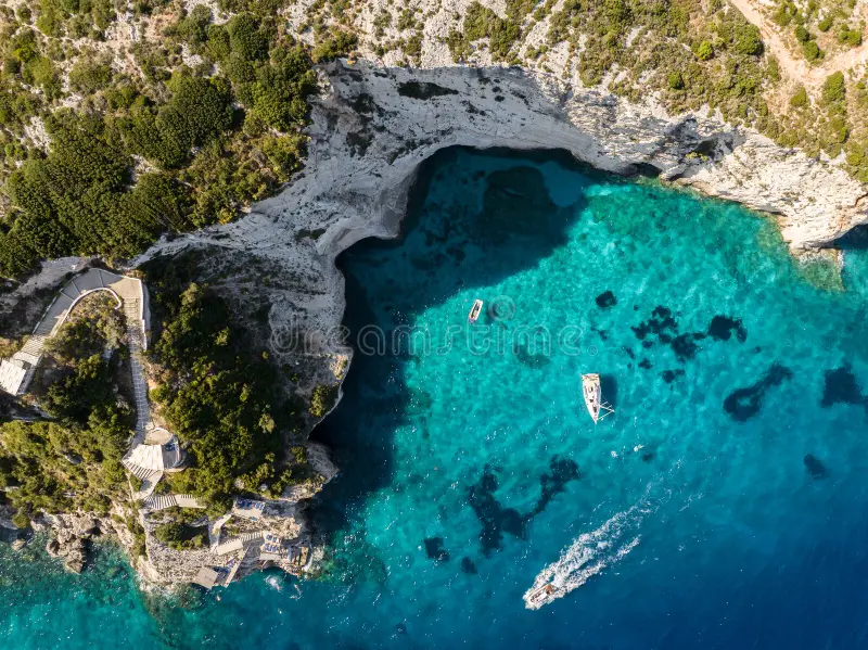 Aerial view of the Potamitis cove
